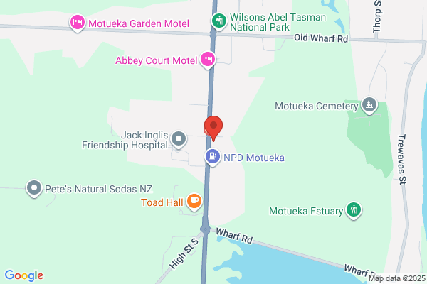 Map for Busy Bees Motueka