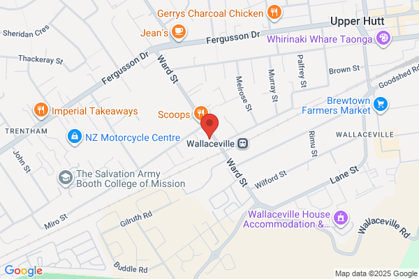 Map for Wallaceville Playcentre