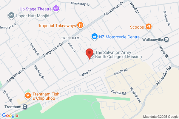 Map for The Salvation Army William Booth Educare