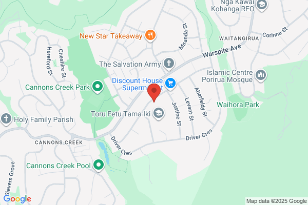 Map for Maraeroa Kindergarten