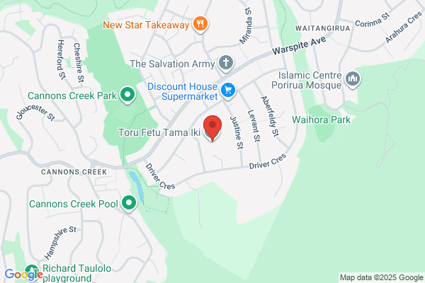 Map for Toru Fetu Kindergarten