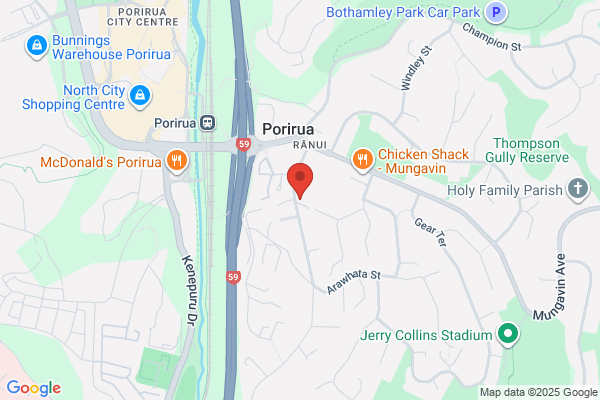 Map for Awatea Kindergarten