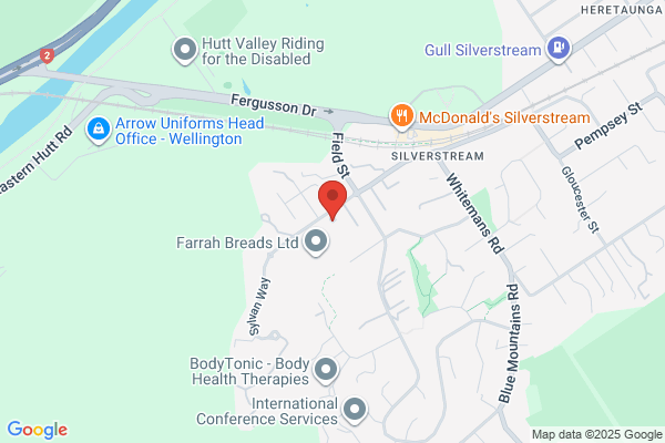 Map for Silverstream Kindergarten