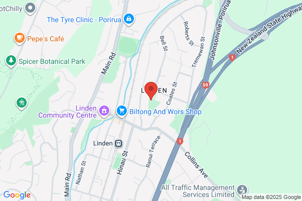 Map for Tui Park Kindergarten