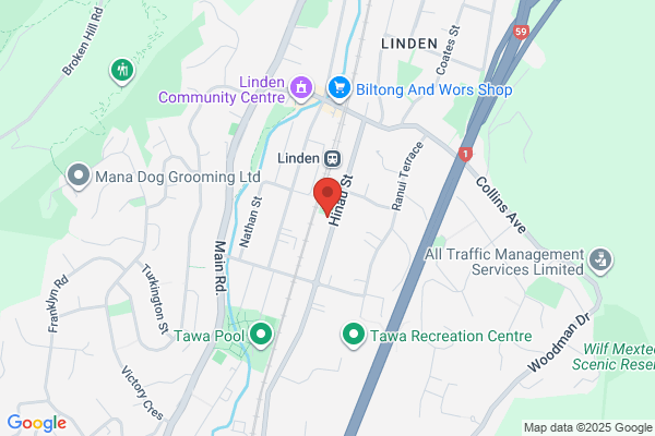 Map for Tawa Montessori Preschool