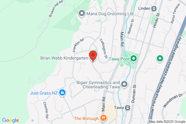 Map for Brian Webb Kindergarten