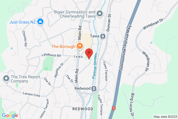 Map for Tawa Central Kindergarten