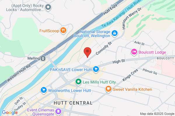 Map for Kindercare Learning Centres - Lower Hutt