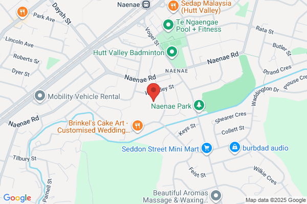 Map for Conductive Education Wellington