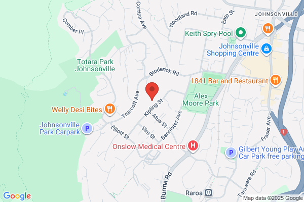 Map for Johnsonville West Kindergarten