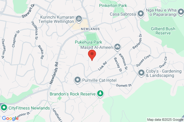 Map for Bellevue Kindergarten