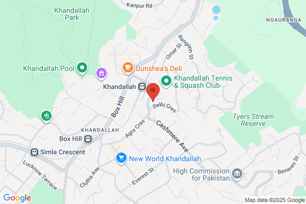 Map for Onslow Kindergarten