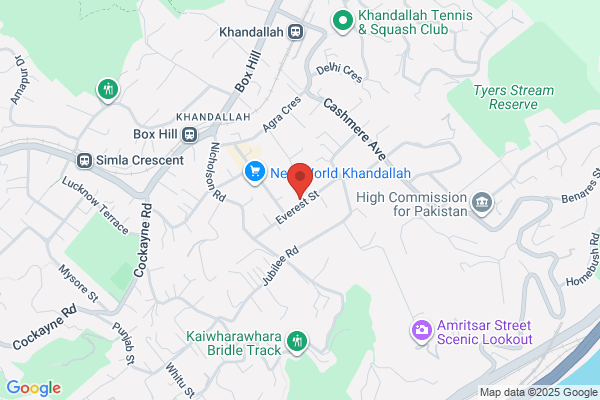 Map for Khandallah Kindergarten