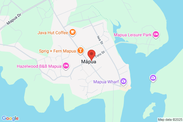 Map for Oasis Preschool Mapua