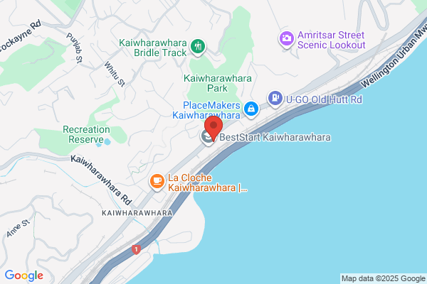 Map for Active Explorers Kaiwharawhara