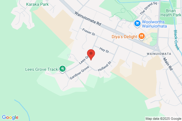 Map for Wainuiomata Playcentre