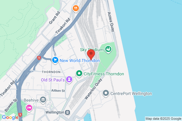 Map for Co Kids Thorndon