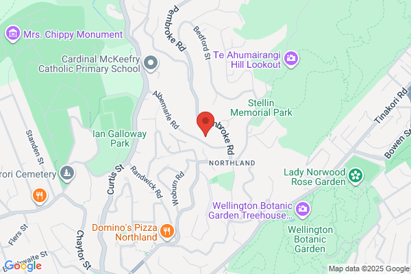 Map for Northland Kindergarten