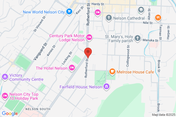 Map for Rutherford Street Kindergarten