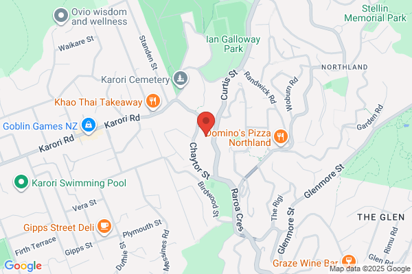 Map for Kindercare Learning Centre Karori