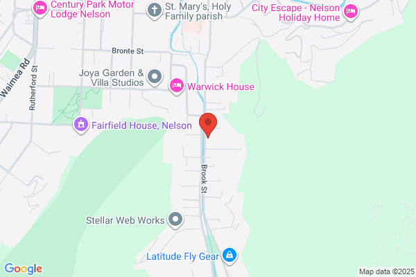 Map for Nelson Central Kindergarten