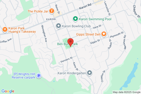 Map for Karori Playcentre