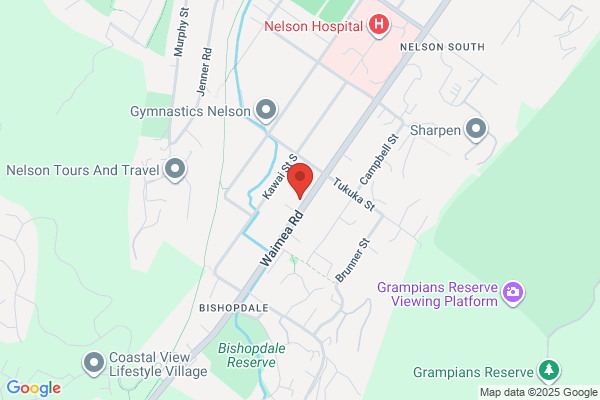 Map for Nelson South Kindergarten