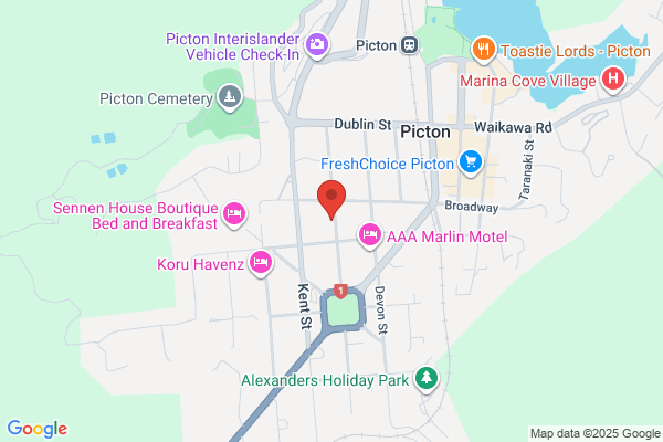 Map for Waitohi Kindergarten