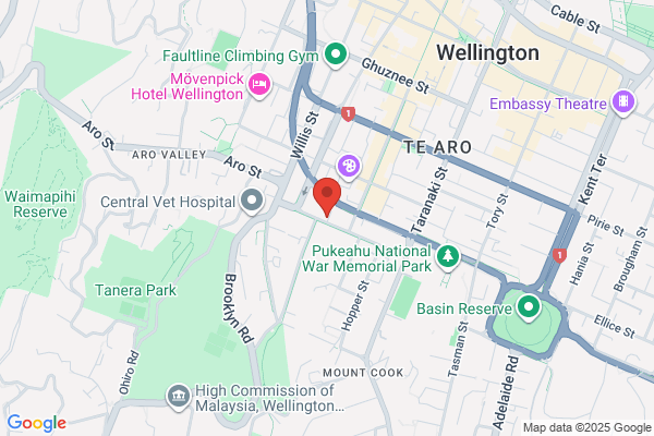 Map for Barnardos Early Learning Centre Wellington Central