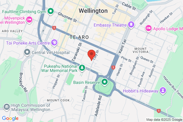 Map for Mt Cook Preschool