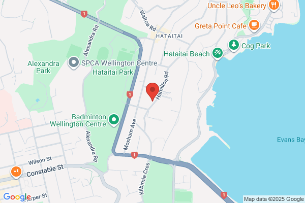 Map for Hataitai Playcentre