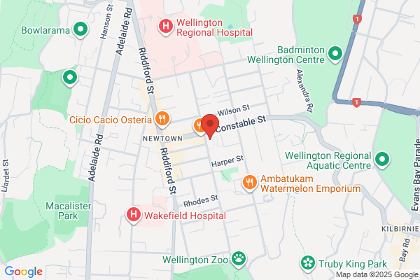 Map for Newtown Early Learning Centre