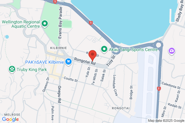 Map for Kindercare Learning Centres Ltd (Kilbirnie)