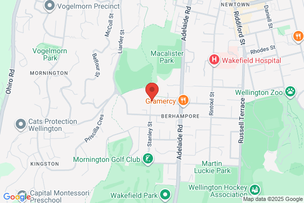 Map for Berhampore Kindergarten