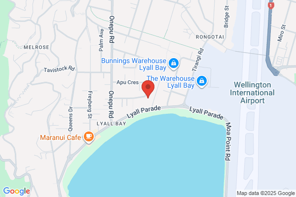 Map for Lyall Bay Kindergarten