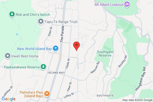 Map for Island Bay Kindergarten