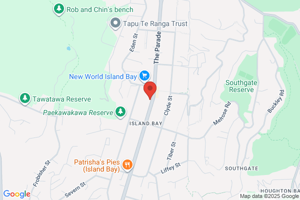 Map for Island Bay Playcentre