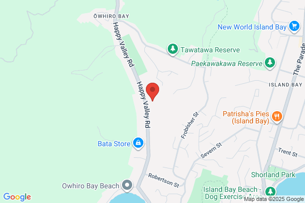 Map for Owhiro Bay Kindergarten