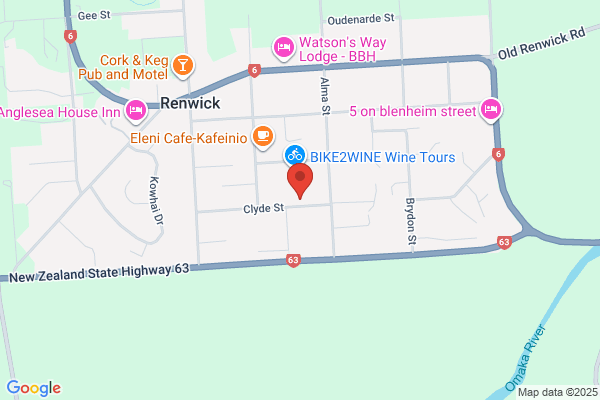 Map for Renwick Kindergarten