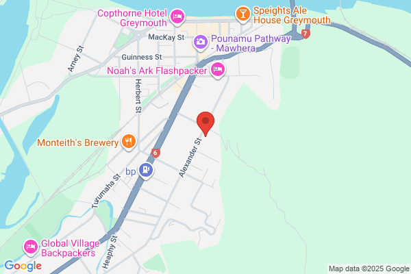 Map for The Children's House Greymouth