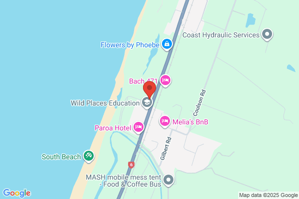 Map for Paroa Playcentre