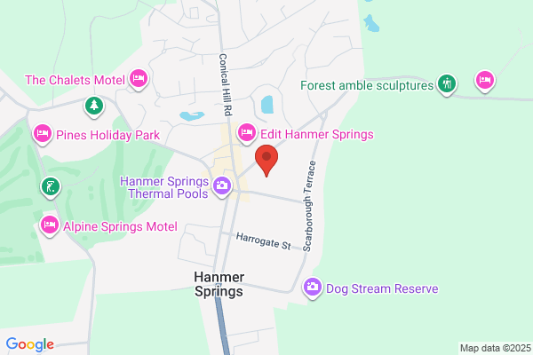Map for Hanmer Springs Playcentre