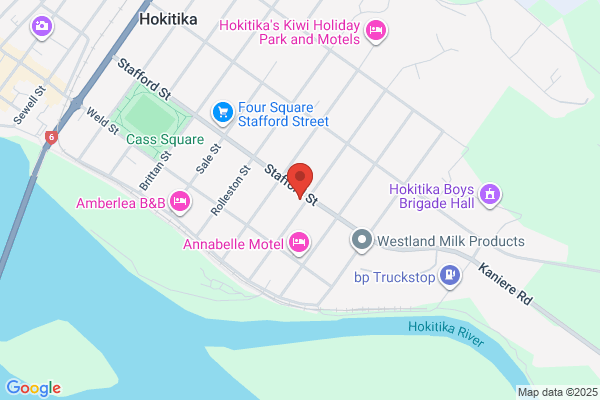 Map for The Children's House Hokitika