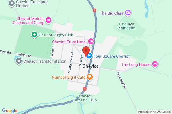 Map for Little Oaks Preschool Cheviot