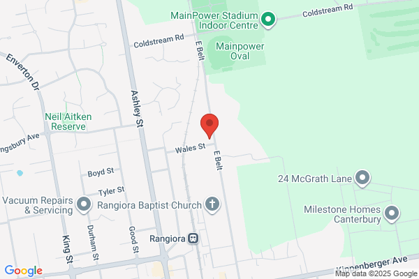 Map for Rangiora High School Nursery School