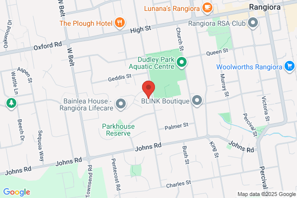 Map for Rangiora Playcentre