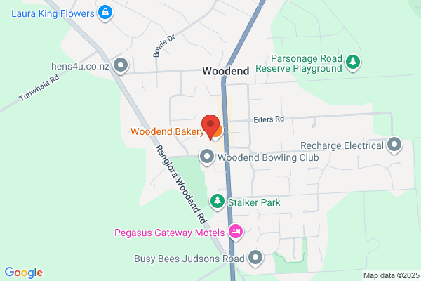 Map for Woodend Playcentre