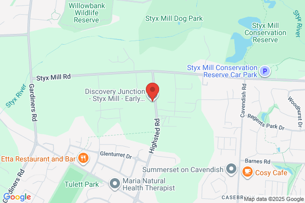 Map for Discovery Junction Styx Mill Ltd