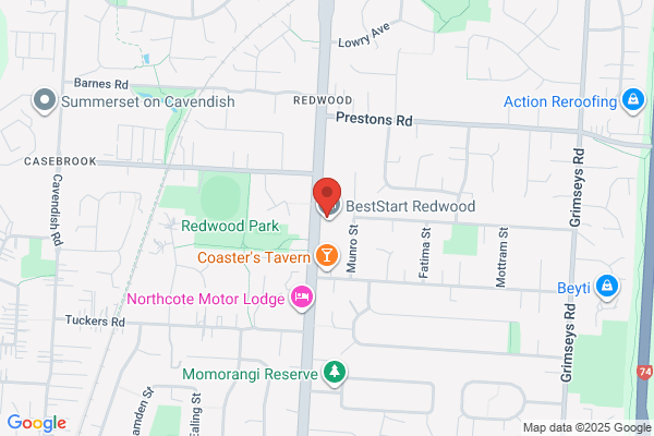 Map for BestStart Redwood