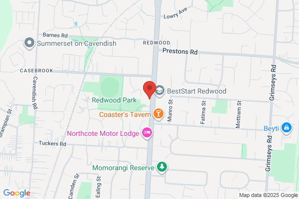 Map for Kidsfirst Kindergartens Redwood